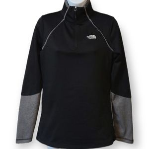 The North Face black pullover shirt with high neck
